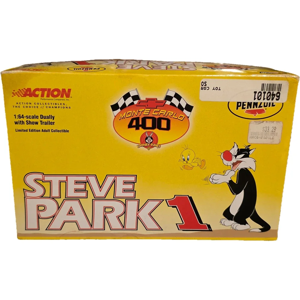 Steve Park #1 Pennzoil Looney Tunes 2001 Dually Trailer 1:64 Signed Action